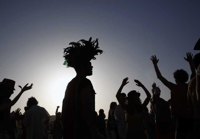 Midburn festival. Credit: Gali Tibbon/AFP