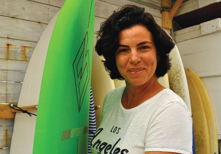 Maya Dauber, former Roxy pro surfer and co-founder of Maya Surf (Inbal Aharoni)