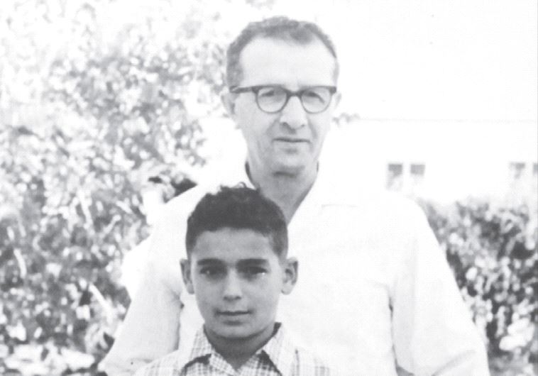 Amiri with his adoptive father, Elhanan (Ra'anan Cohen) 