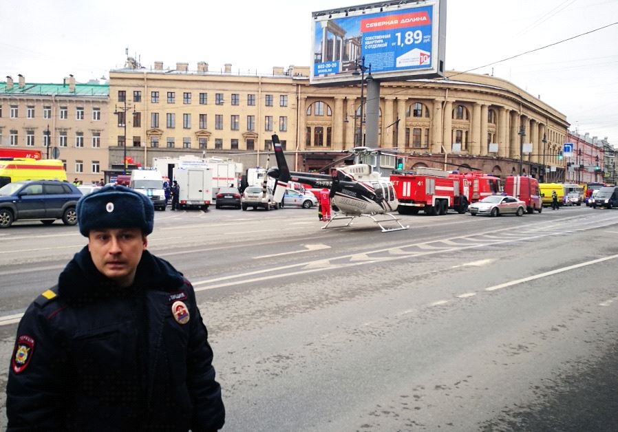 Bomb blast kills 10 in St Petersberg, Russia